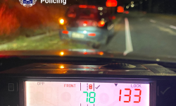 Speeding vehicle 