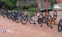Bikes recovered in Kaleen on 2 May 2023 Bikes recovered in Kaleen on 2 May 2023