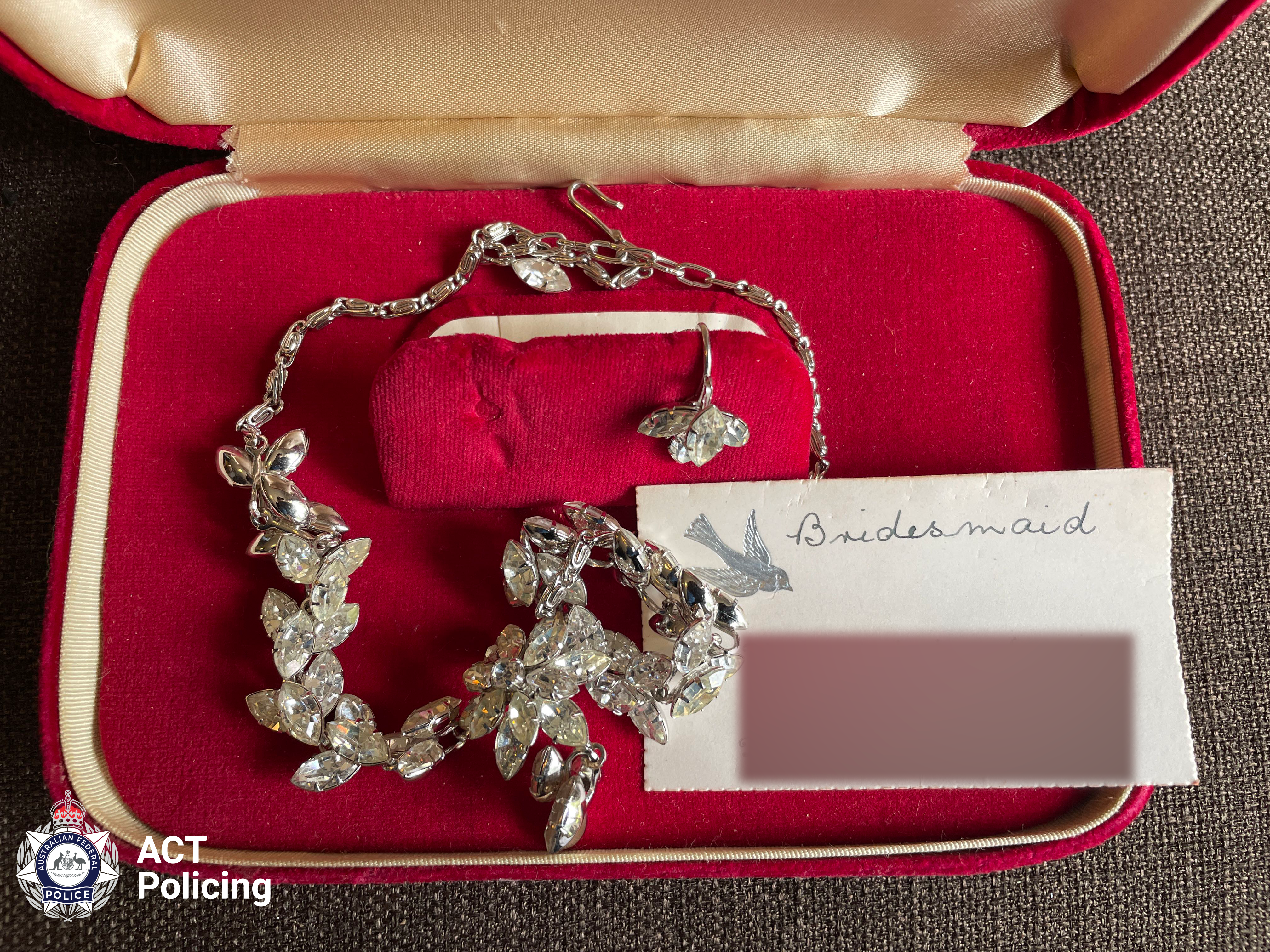 Bracelet allegedly stolen