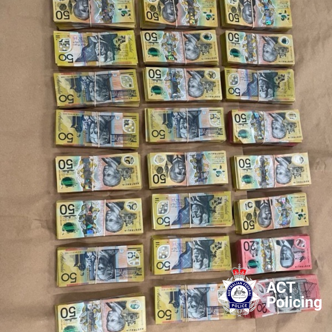 Cash seized following investigation into drug importation | ACT Policing