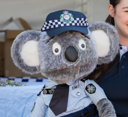 ACT Policing's Constable Kenny Koala puppet